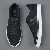 板鞋 宝达2026年春秋新款 软底透气韩版 青年男士 帆布鞋 休闲百搭男鞋