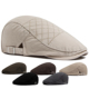 单层帽子中老年棉休闲复古前进帽爸爸遮阳鸭舌贝雷帽薄款 夏季 男士