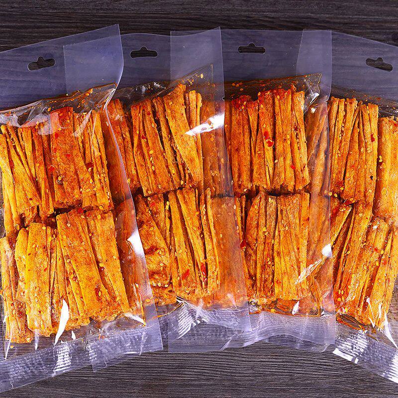 YW湖南特产手撕香辣豆皮重庆麻辣儿时80后怀旧自制网红辣条零食小