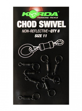 英国Korda乔德钓组专用带圈长筒八字环Korda Chod Swivels