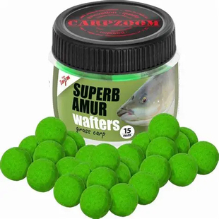 匈牙利进口CarpZoom超级草鱼15毫米平衡型丸饵Super Wafters Amur