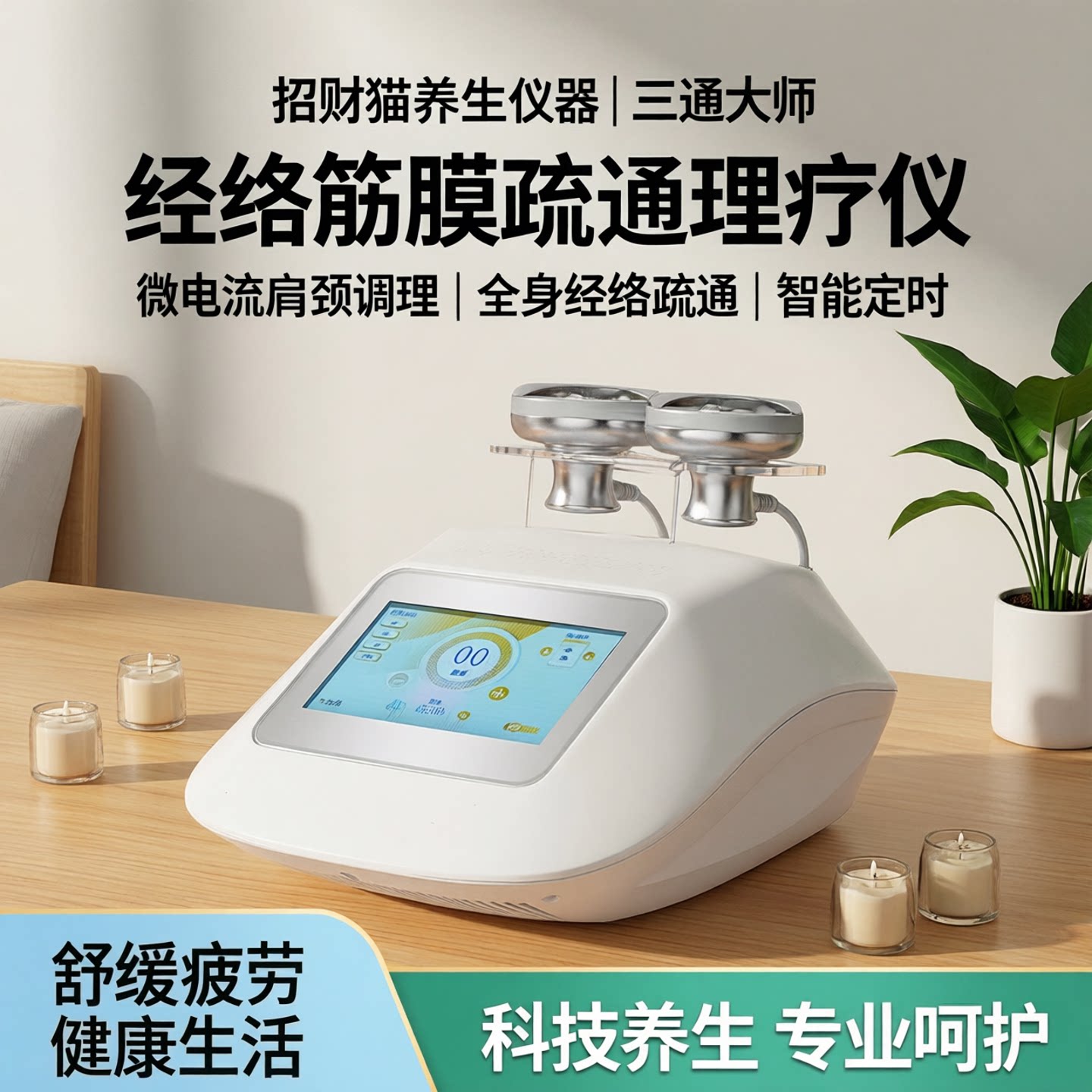 亏本冲量招财猫养生疏通理疗仪