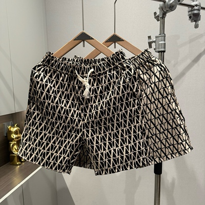 2025夏季新款短裤男士潮牌网红同款印花时尚沙滩裤休闲百搭三分裤