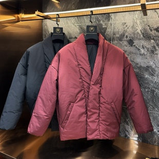 冬季新款保暖棉服网红同款外套男韩版V领宽松时尚休闲百搭棉上衣