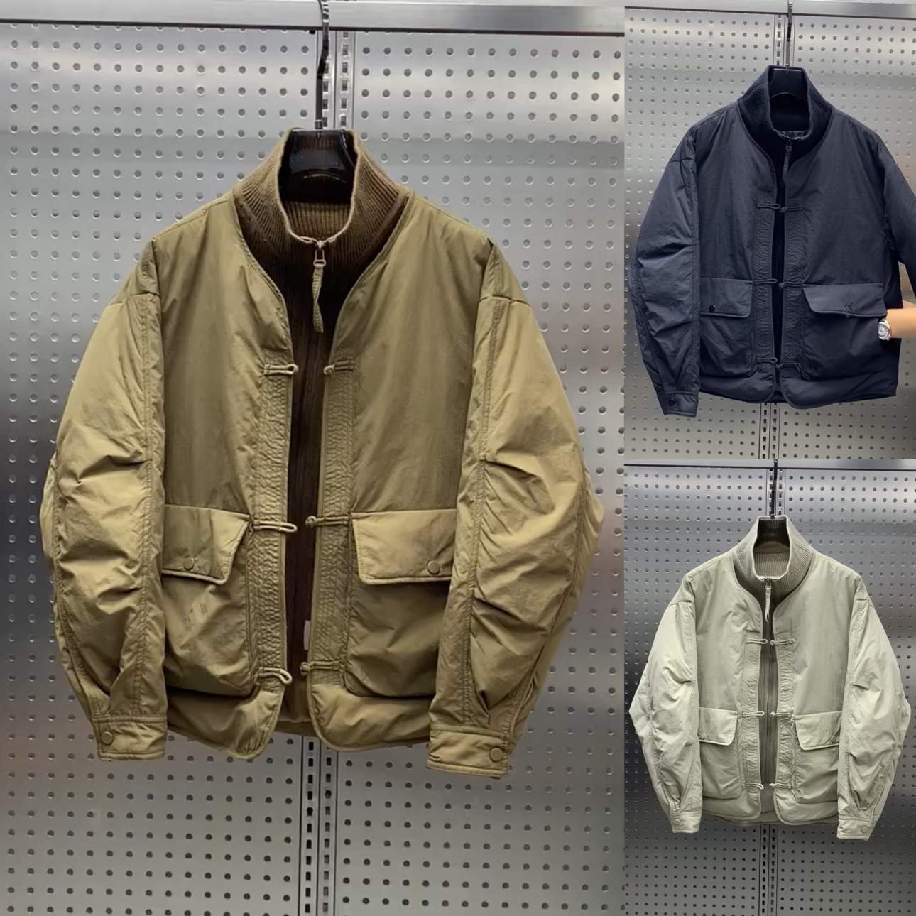 高端羽絨服立領日常休閑時尚潮牌