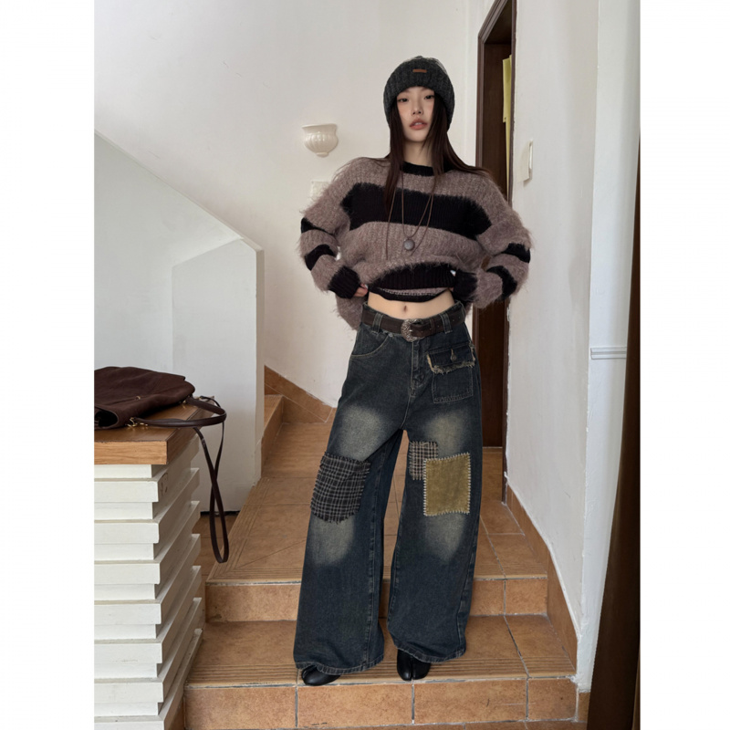 INSS复古直筒裤十三行2025秋季新