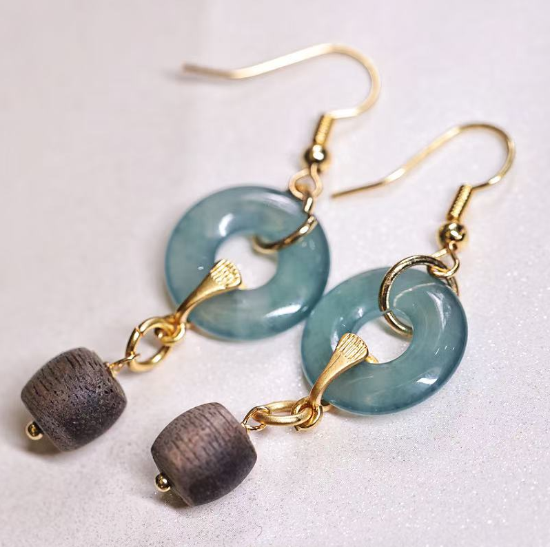 【颖有尽有】天然A货翡翠平安扣耳饰精美简约多样发货KBR51012001,珠宝/钻石/翡翠,耳饰,淘宝优惠券,粉丝福利购,淘宝优惠卷