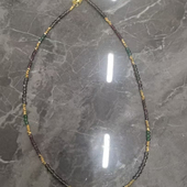 烈儿宝贝直播间 天然A货翡翠紫水晶绿草莓晶项链KBR0418009