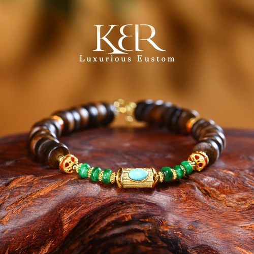 杭州发货【直播中国】天然A货翡翠沉香手串时尚百搭KBR50611050