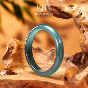 稿定設(shè)計(jì)天然A貨翡翠高貨正圈手鐲鐲子簡約百搭KBR0109002