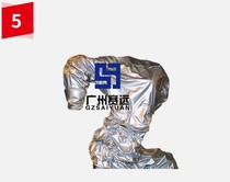 Guangzhou Saiyuan custom made irb7600 high temperature resistant robot protective clothing hsr-jr620 spray robot