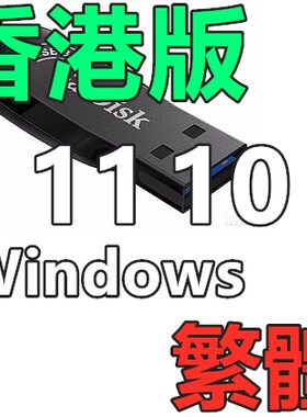 繁体 Windows 11 香港版 专业工作站 Win 10 企业版 系统安装U盘