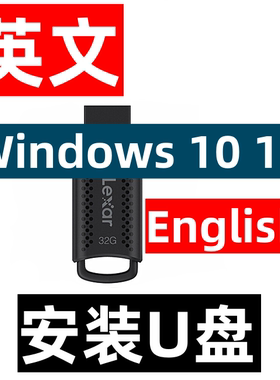 Windows 10 系统英文 11 英语教育企业专业版 安装U盘 PS CAD PDF