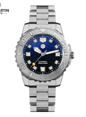 SanMartin军魂手表新款SN0147防水夜光千米男士自动机械潜水手表