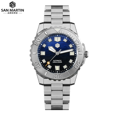 军魂手表男士机械表千米防水