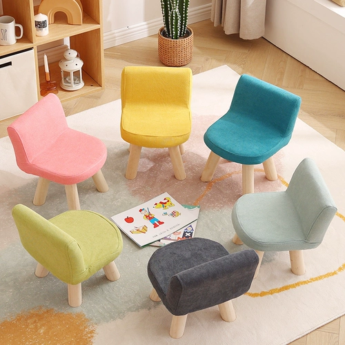 Детский маленький стул магистраль сеть красного дома с низким табурет