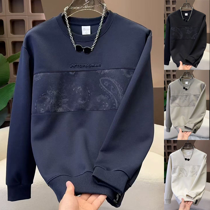 拼接时尚潮流男士网红秋季新款