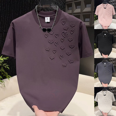 2025夏季新款男士休闲短袖T恤