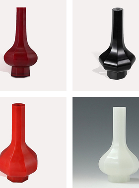 新中式风琉璃茶室工艺品八面立体