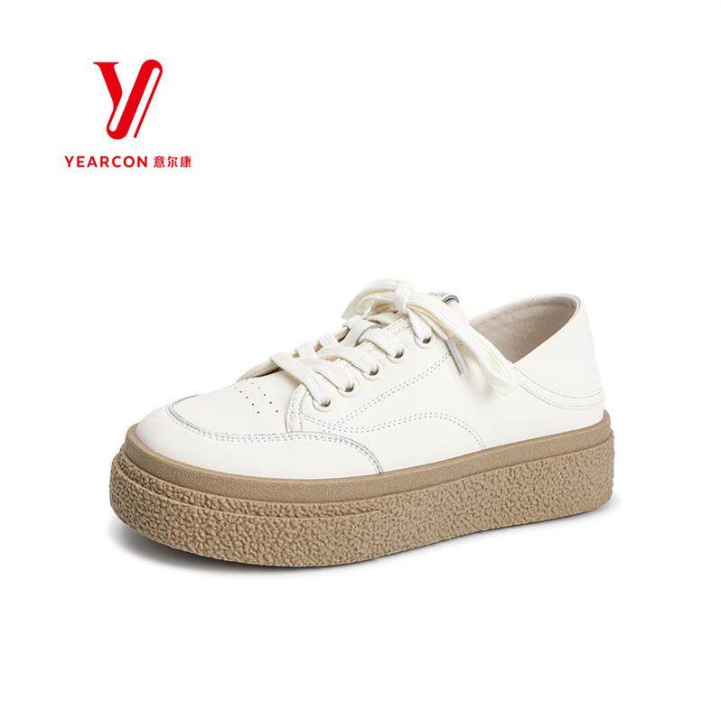 意尔康商场同款鞋子女鞋百搭板鞋女设计感小众厚底潮3582AD15503Y