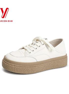 意尔康商场同款鞋子女鞋百搭板鞋女设计感小众厚底潮3582AD15503Y