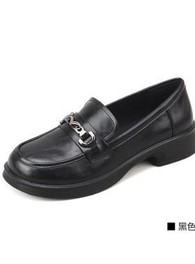 意尔康女鞋2025秋季新款轻便软底舒适时尚百搭乐福鞋5562AB12167Y