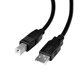 USB2.0打印线黑色方口连接打印机数据线全铜带磁环1.5至10米供应