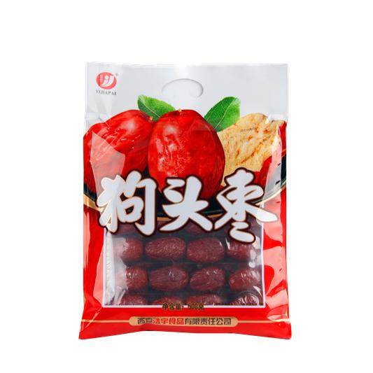 益佳狗头枣陕西特产500g礼袋装西安陕北延安六星2025新枣大红枣