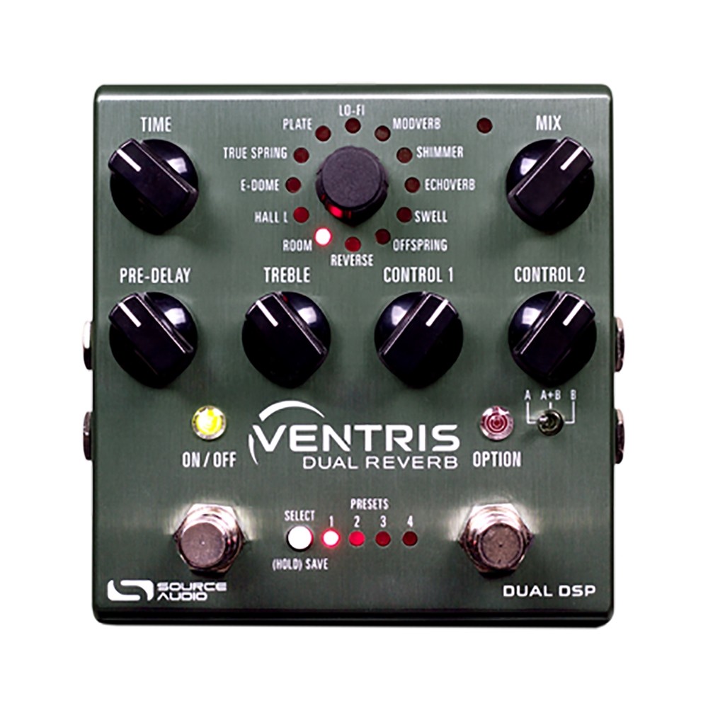 行货保修 Source Audio SA262 Ventris Reverb双混响单块效果器-封面