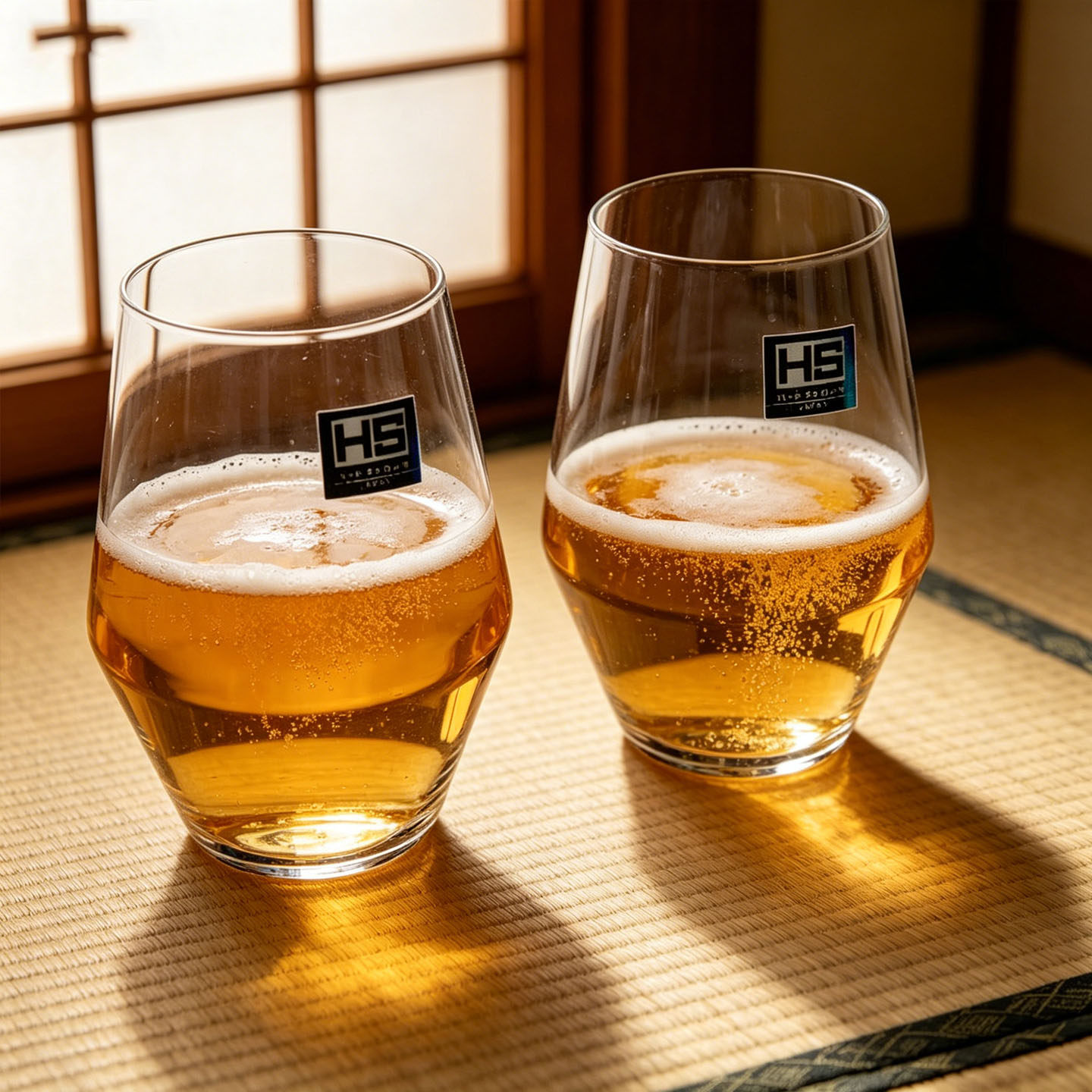 日本进口东洋佐佐木啤酒杯薄壁