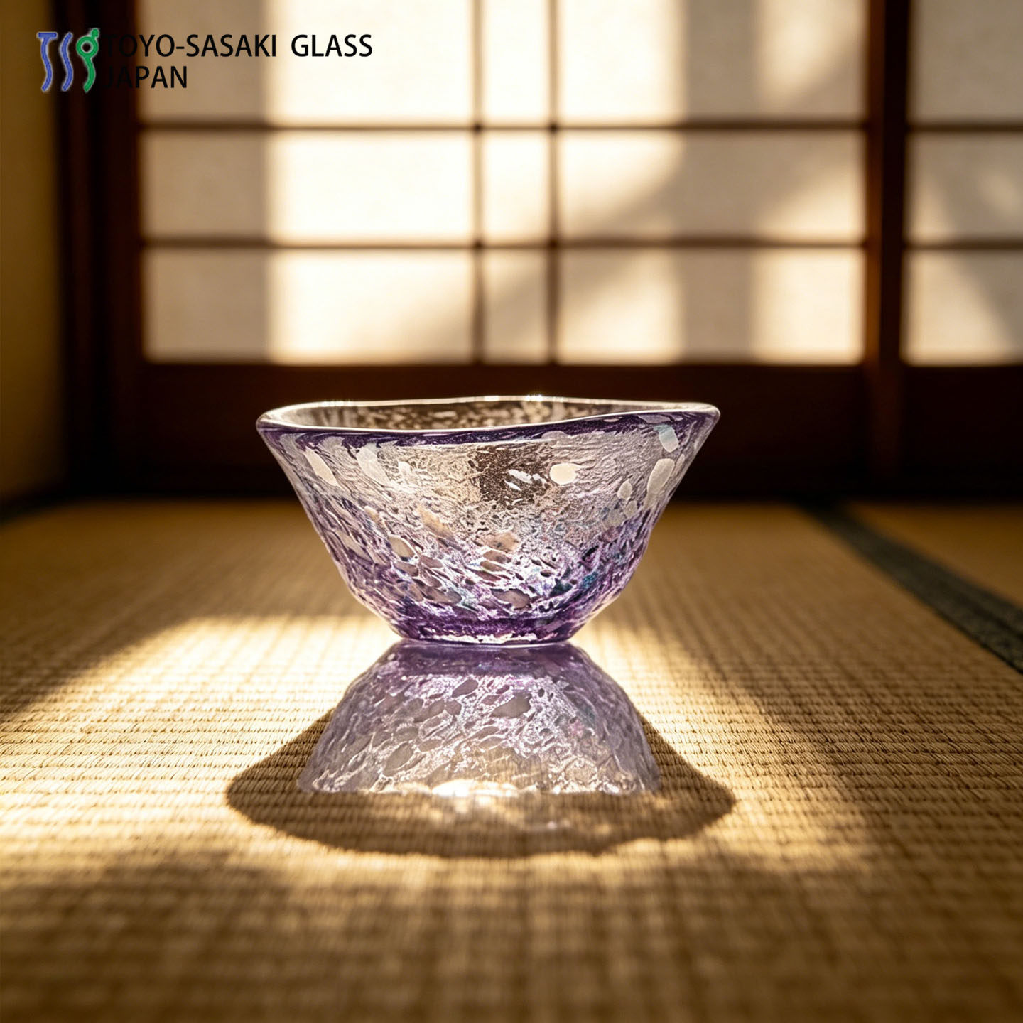日本进口东洋佐佐木清酒杯手工制作彩色玻璃杯日式小茶杯情侣对杯