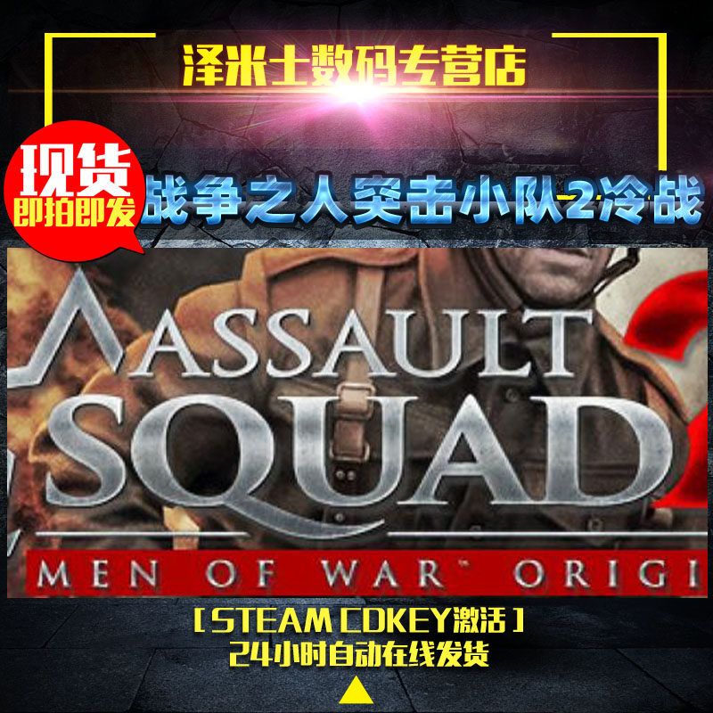 PC 正版 steam平台 游戏 战争之人突击小队2冷战 Men of War Assault Squad 2 Cold War