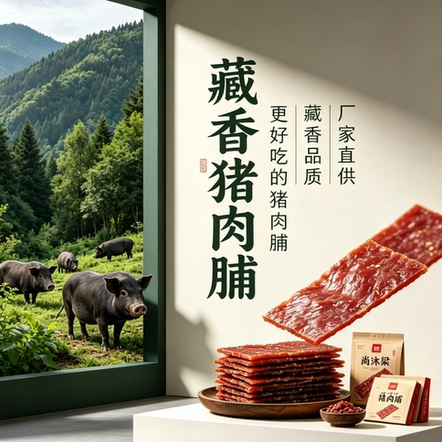 炭烤猪肉干切片原味猪肉脯散装网红小零食厂家批发