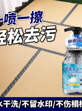 榻榻米专用清洁剂除茶渍油渍酒渍床垫强力去污垫子发黄发黑清洗剂