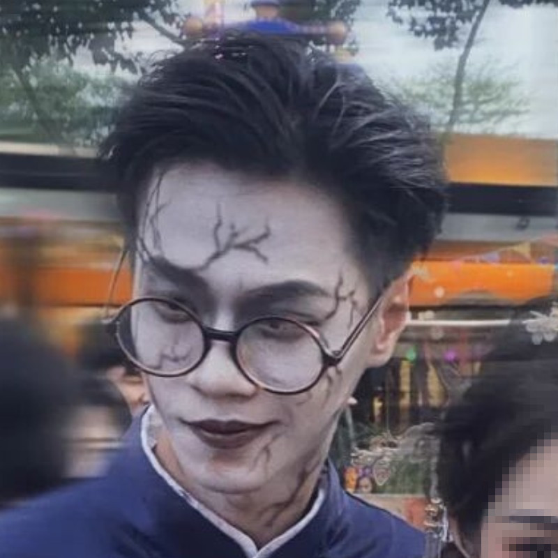 万圣鬼新娘纹身贴脸贴定做
