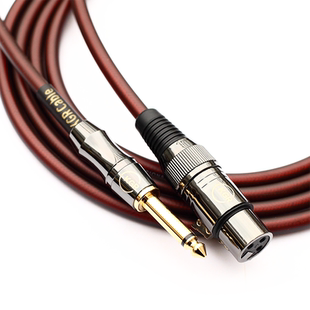 KGR卡侬线话筒线卡农公母吉他线音频线乐器线6.5插头降噪屏蔽