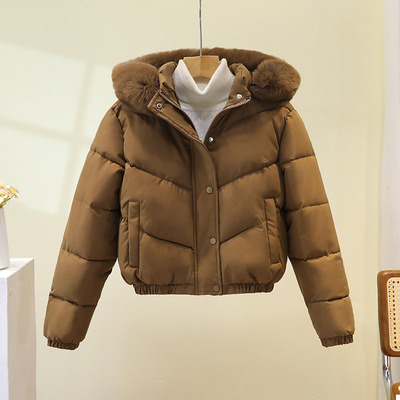 国际大牌羽绒棉服女短款冬季韩版时尚加厚小个子保暖加绒棉衣外套