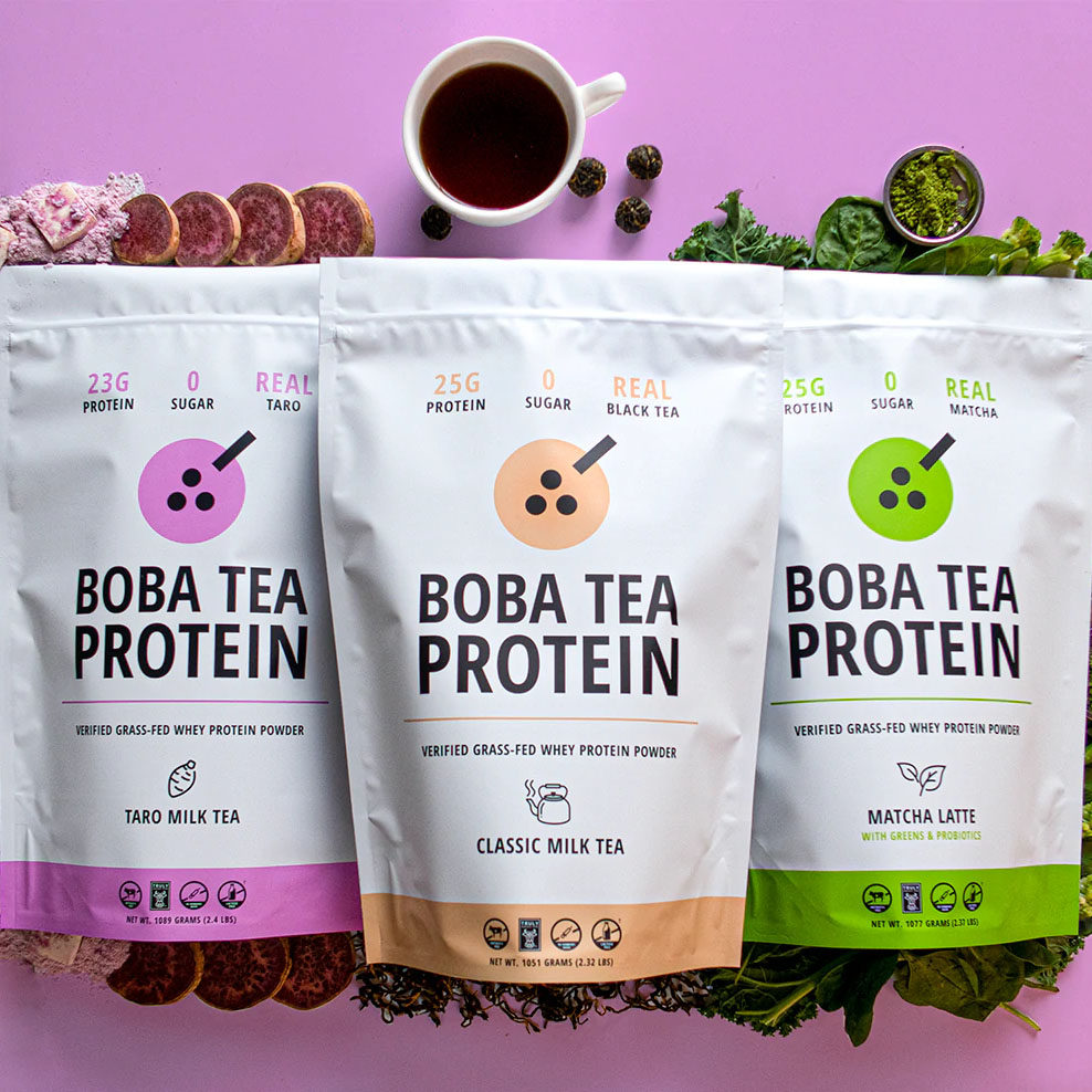 【加拿大直邮】网红boba tea protein珍珠奶茶乳清分离蛋白粉