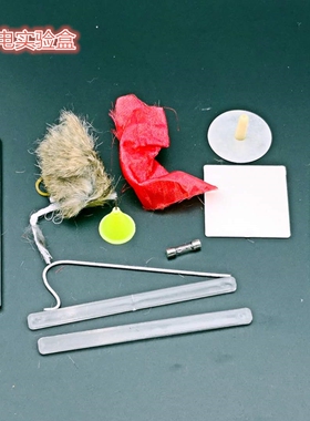 J238静电实验盒 摩擦起电中学物理静电实验器 材幼儿科普教具开票