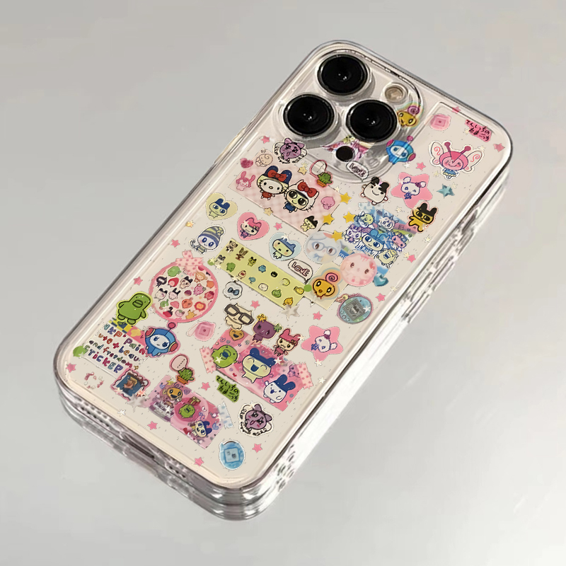 KT猫拓麻歌子适用苹果16promax手机壳iphone14华为mate60pro透明Pura70荣耀300女reno13保护套vivos20小米15