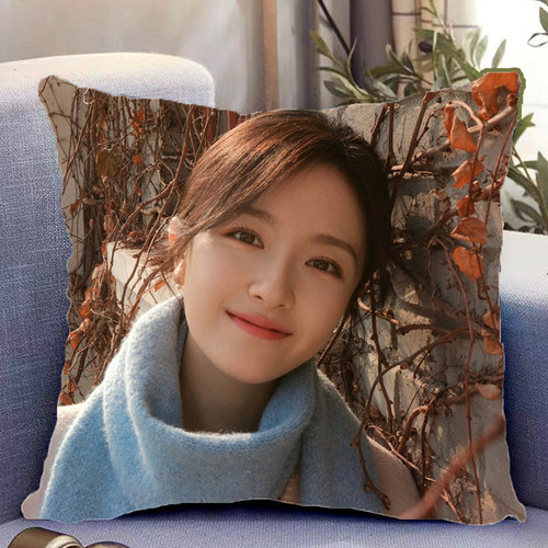 李兰迪周边双面抱枕人物照片同款