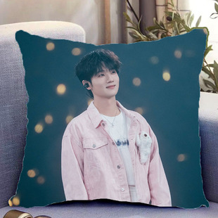 蒋敦豪周边双面抱枕种地吧十个勤天照片带枕芯靠枕垫枕头礼物定制