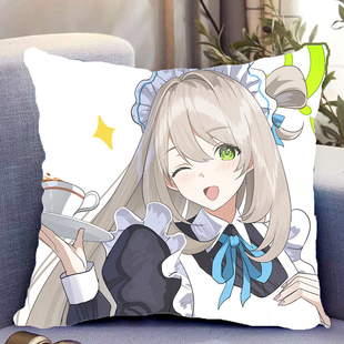 蔚蓝档案十六夜野宫周边双面抱枕照片带枕芯靠枕靠垫枕头礼物定制