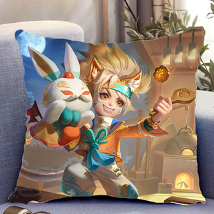王者荣耀沈梦溪周边双面抱枕照片带枕芯靠枕靠垫枕头套礼物可定制