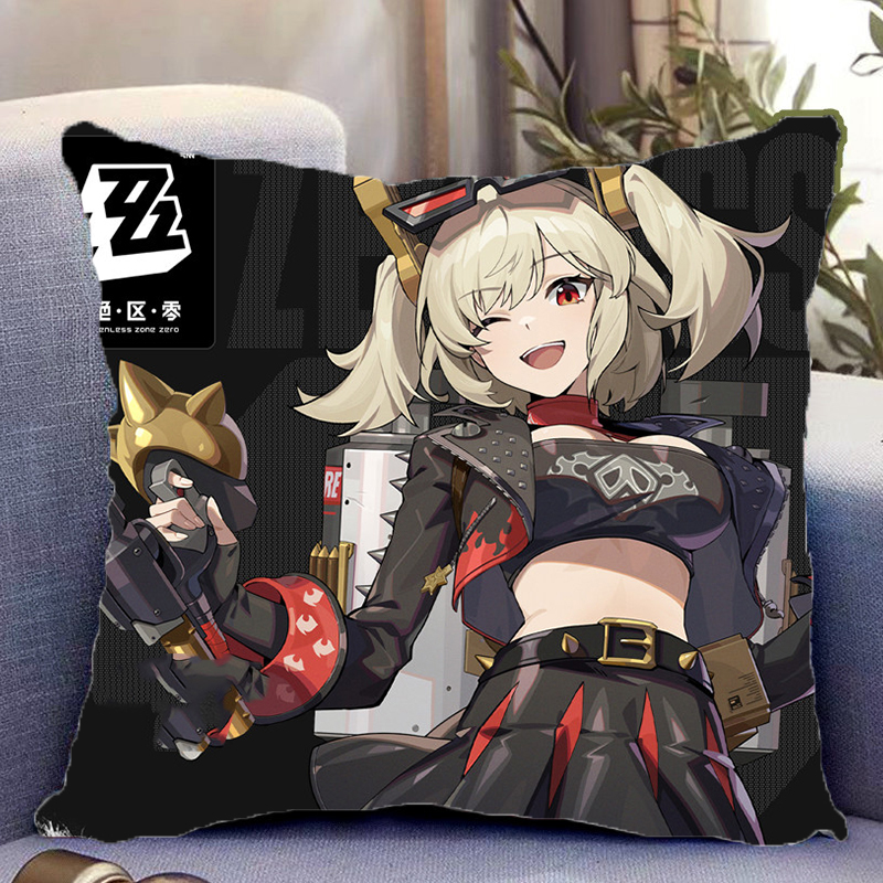 柏妮思凯撒周边双面抱枕绝区零