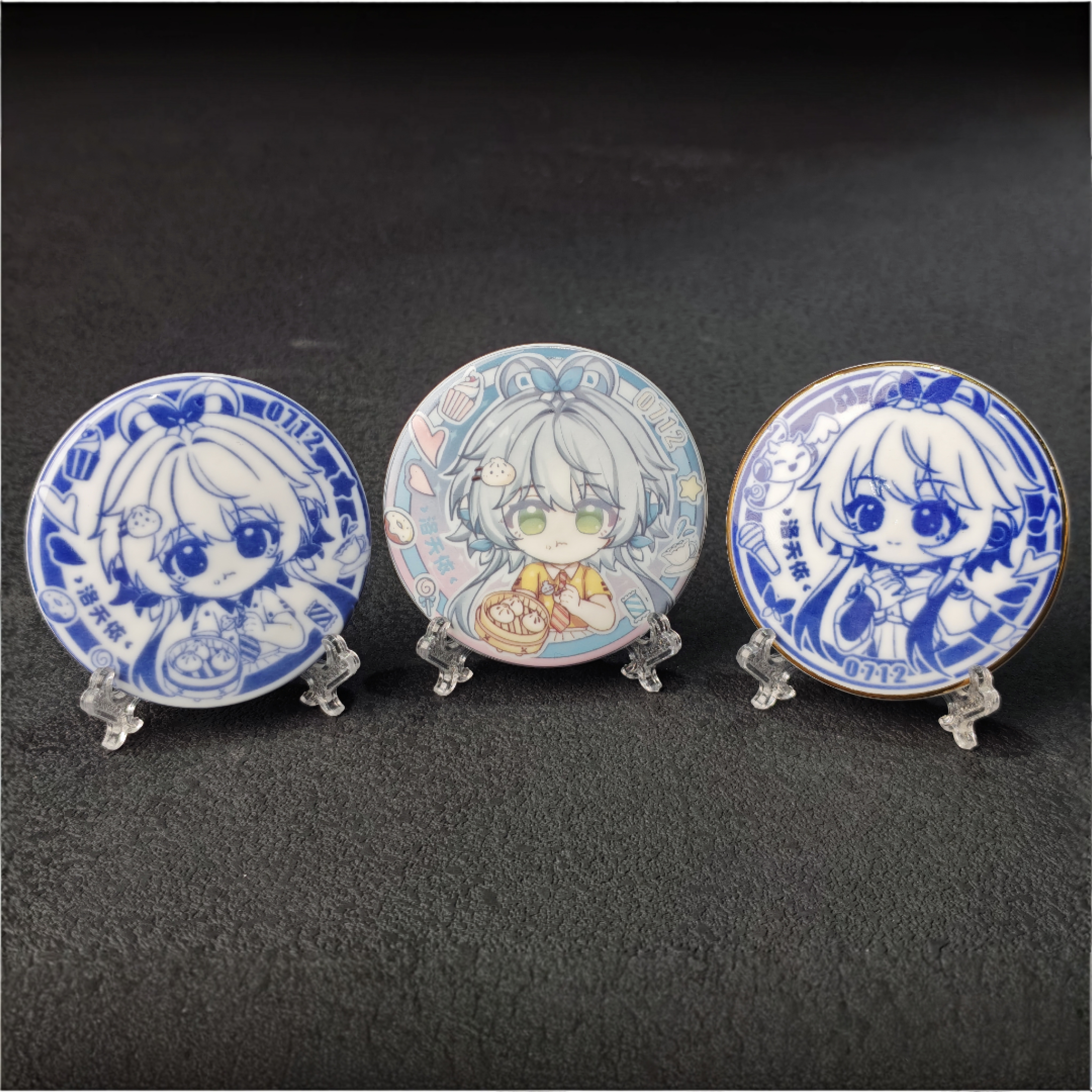 二次元个性化定制陶瓷徽章周边动漫卡通吧唧收藏纪念谷子周边礼物