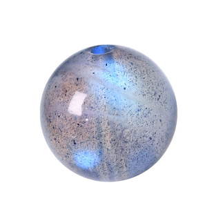 天然7a灰月光散珠子蓝光拉长石蓝月长石串珠DIY白月光石水晶配珠