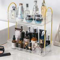 Двойной слой на стойку для хранения прозрачного цвета