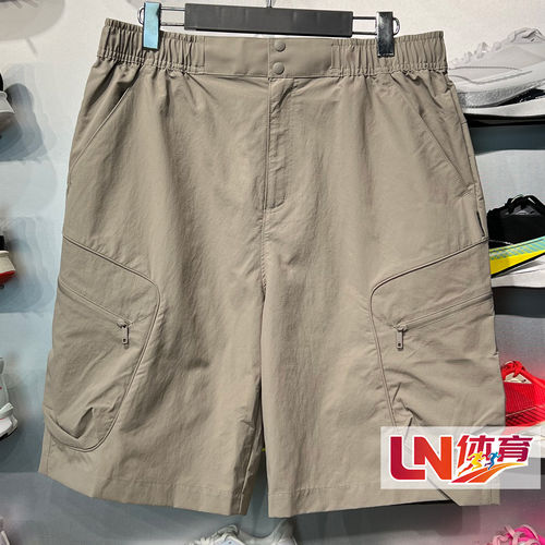 李宁短裤 2026夏季新品男子防泼水冰感舒适宽松休闲五分裤AKSW011