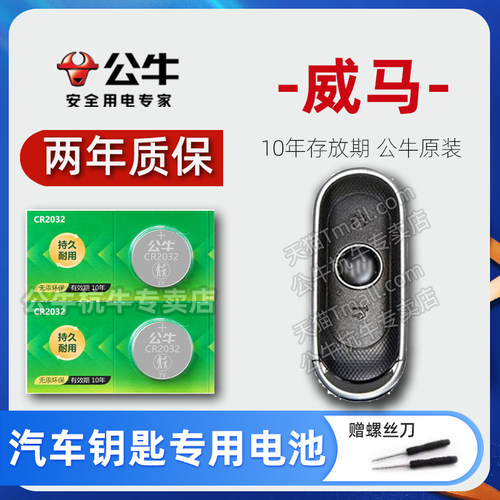 威马汽车钥匙电池遥控器纽扣电子